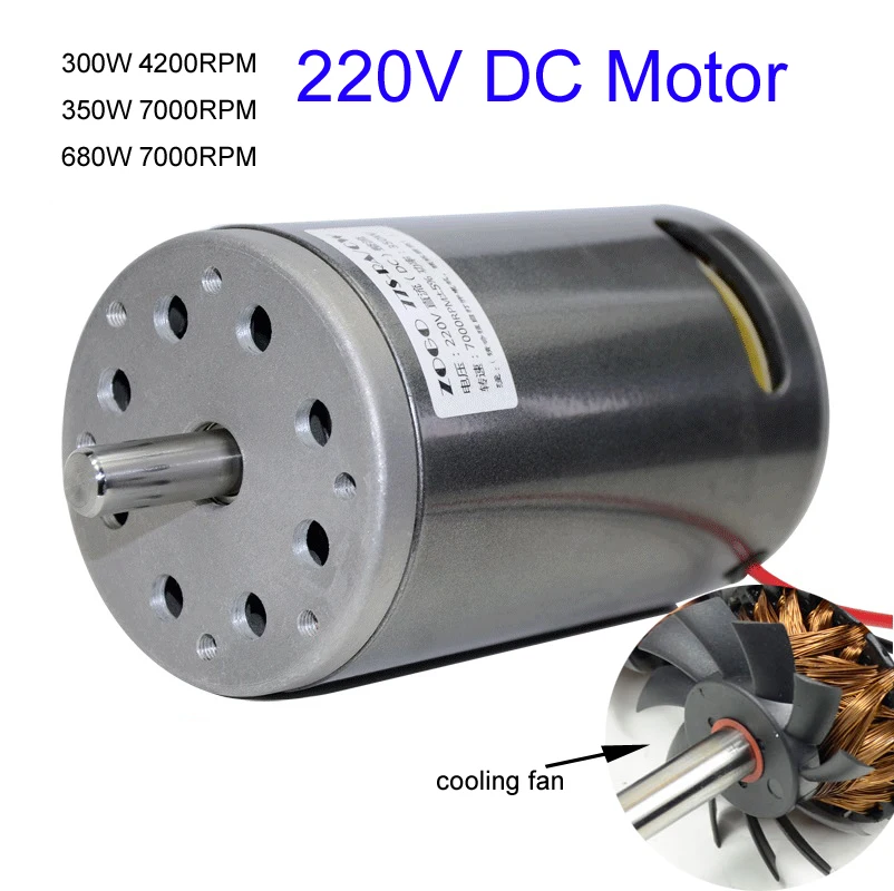 motor with fan 