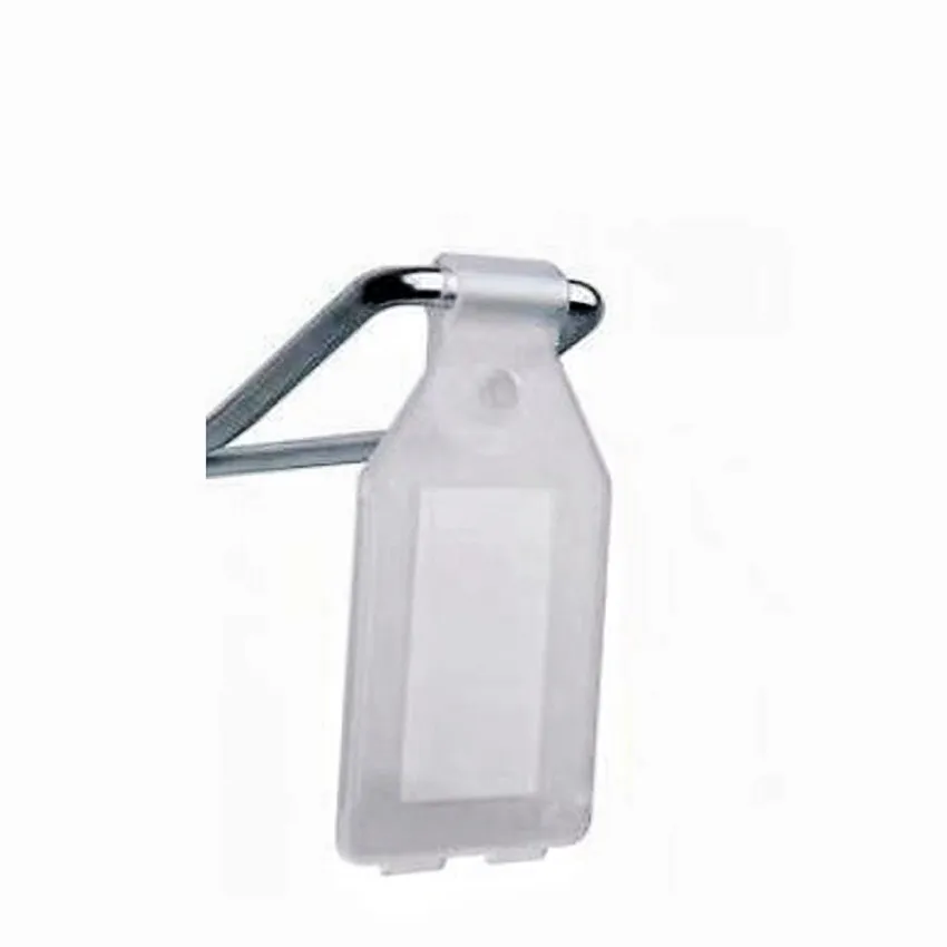 Plastic Price Sign Label Display Hook Hanging Tag Holders Clips for Supermarket Shelf Single