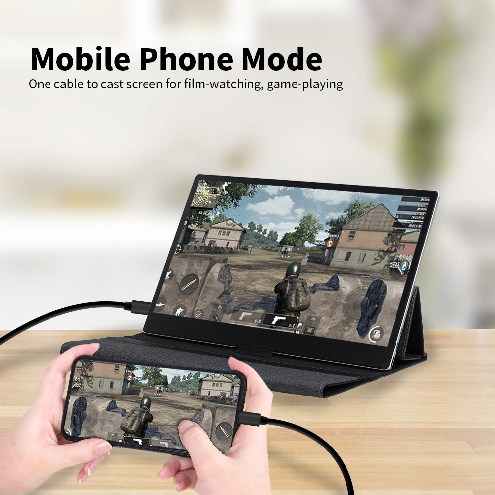 Arealer 4K портативный монитор 15,6 ''сенсорный экран светодиодный монитор ips экран расширения 3840 × 2160 портативный монитор для переключателя/PS4/xbox