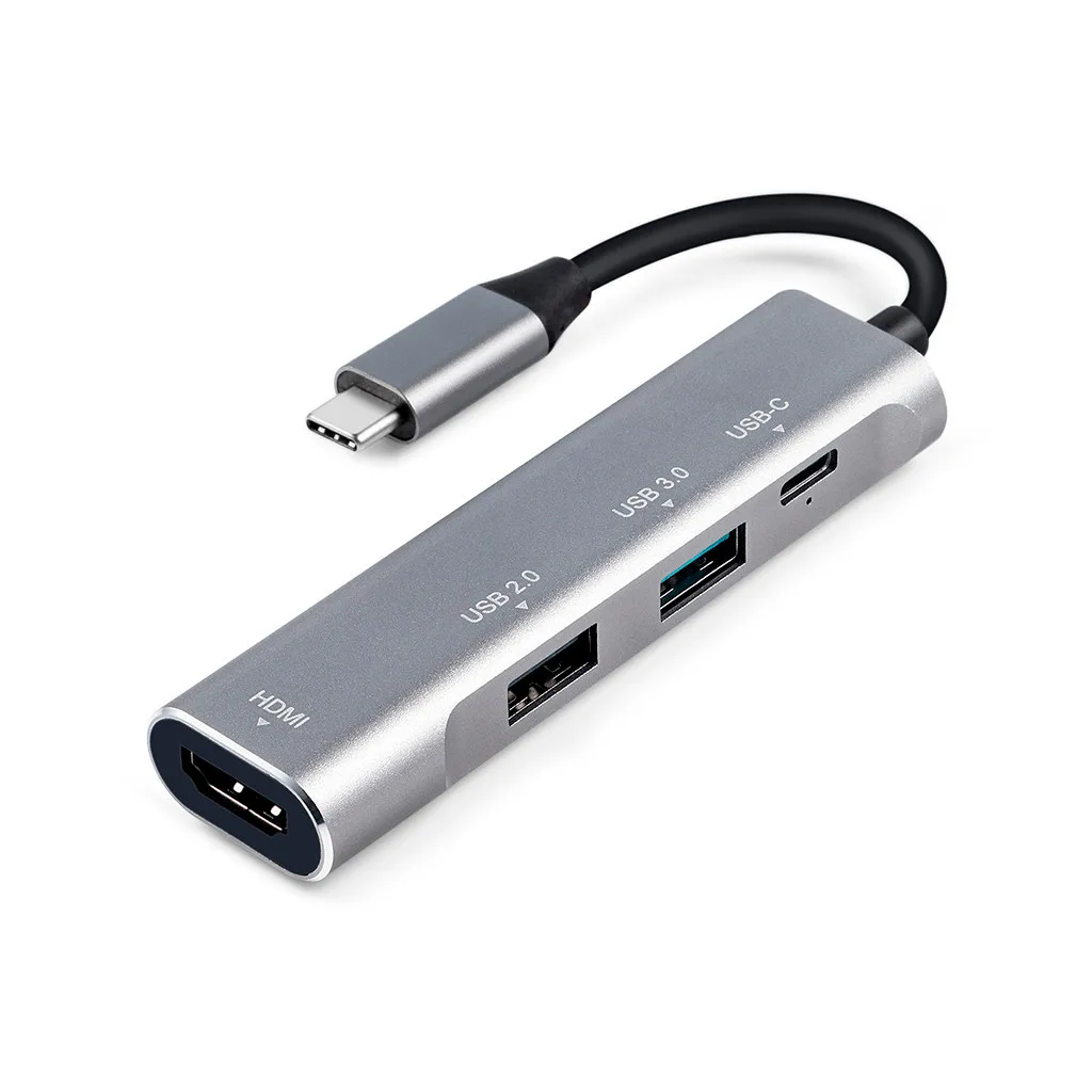 ; Прямая поставка; Высококачественный Тип с разъемами типа c и HDMI+ PD+ устройство для чтения карт памяти+ USB3.0 5-в-1 док-станция USB C на HDMI 3,1 Лидер продаж#1031