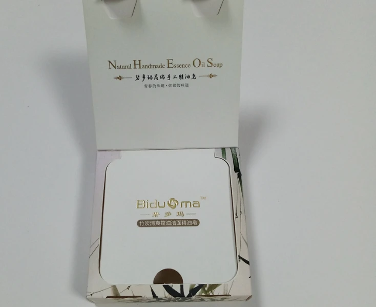 

UV Resistant CMYK printing handmade package soap box for packaging custom inner tray ---PX1045