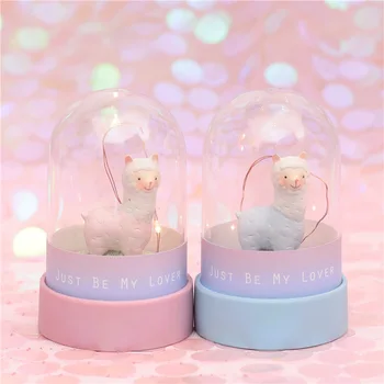 

Cartoon Alpaca Night Light bedside Lamp LED Fairy Garland Night Light For Christmas Tree Holiday Wedding Decoration Night light