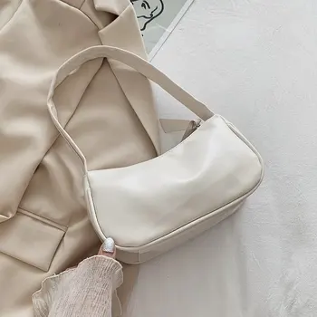 

Shoulder Bags For Women 2020 Retro Hobos Bag Mini Leather Shoulder Purse and Handbag Ladys Clutches Solid Color Women Bag