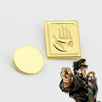 

Anime Badge JoJos Bizarre Adventure Kujo Jotar Cosplay Costume Accessories Alloy Badges