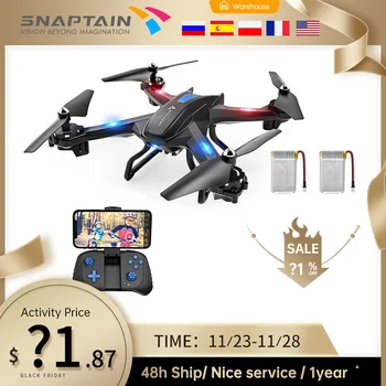 

SNAPTAIN S5C Drone WiFi FPV 720P HD drones camera Voicewith control Gravity Sensor Function RTF Christmas Gift For Kid Beginner