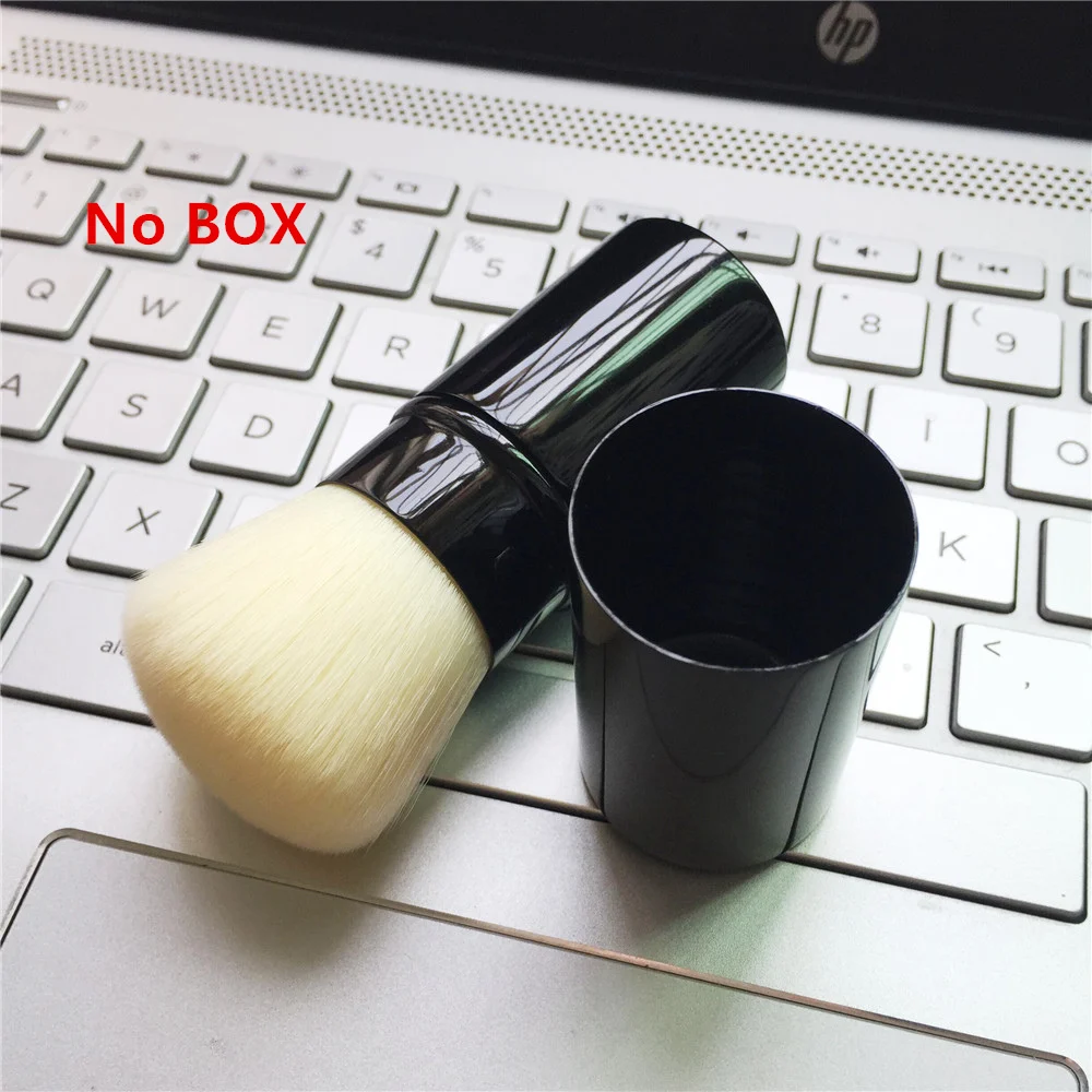 Retractable (No-Box) Выдвижная кисть Кабуки/Petit Pinceau Kabuki/угловая контурная кисть-качество румян/пудра основа макияж смешивание инструмент - Handle Color: Retractable (No-Box)