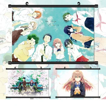 

(40*60cm)A Silent Voice Plastic Wall stickers anime around posters wall scroll painting