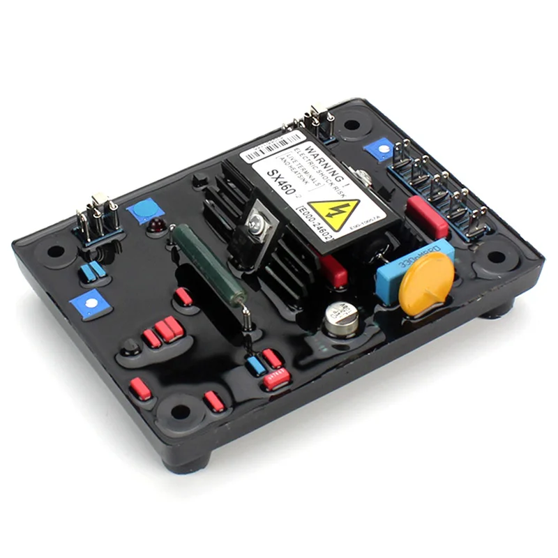 

AVR SX460-A SX 460-A 460 with Red Capacitor Soft Glue Better Quality Accessories Automatic Voltage Regulator for Generator