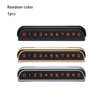 

Car Styling Temporary Parking Card Phone Number Card Plate Hidden Switch Telephone Number Car Parking Card Stop