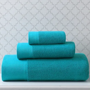 

YIANSHU 3 PCS/Set Cotton Bath Towel High Quality Soft And Absorbs Water Satin Cotton Towels Hotel Bathroom Towel Sets