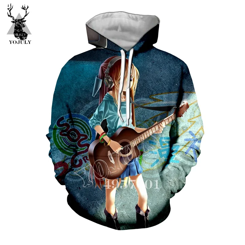 Funny pig anime guitar 3D Print Hoodie Hooded Men Streetwear Fashion Hoody Unisex Casual Pullover Sweatshirt Women Clothing Y525