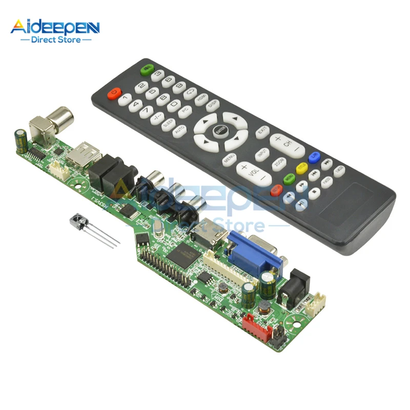 Универсальная плата драйвера для цифрового сигнала ТВ ЖК контроллера VGA/HDMI/AV/TV/USB