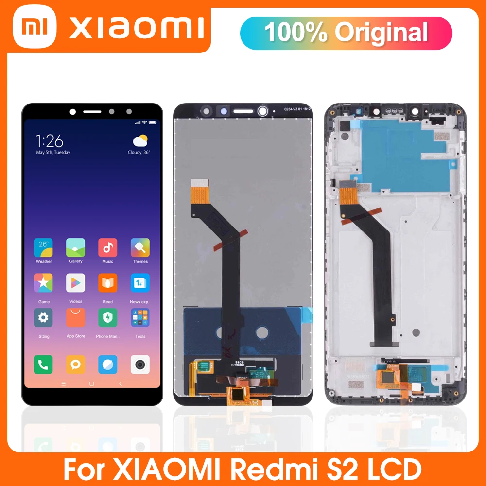 ЖК-дисплей 5 99 дюйма для Xiaomi Redmi S2 сенсорный экран сотового телефона дигитайзер в