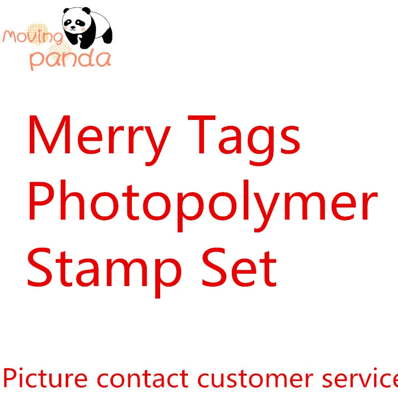 Набор штампов MovingPanda JC037 Merry Tags штампы и для скрапбукинга изготовления бумаги карт