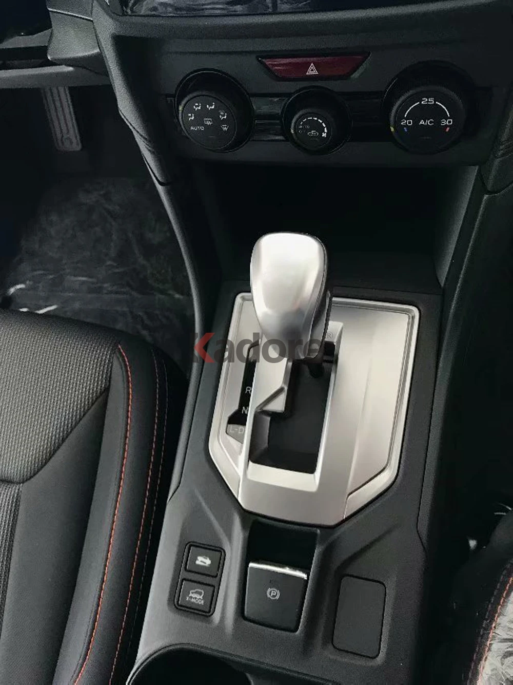 Для Subaru Crosstrek углеродное волокно на ручка переключения рулевого механизма автомобиля накладка на голову внутренние аксессуары наклейка на автомобиль Стайлинг
