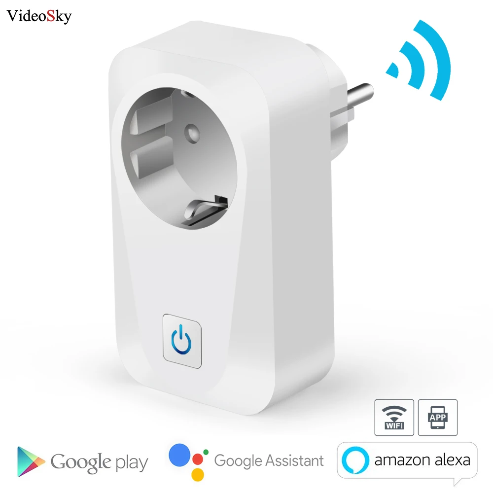 Умный адаптер с Wi Fi 16 А пульт дистанционного управления голосовое управление