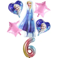 

Disney Elsa Anna Princess Frozen Foil Balloons Birthday Party Decorations Supplies Balloon Baby Shower Supplies Globos Kid Toys