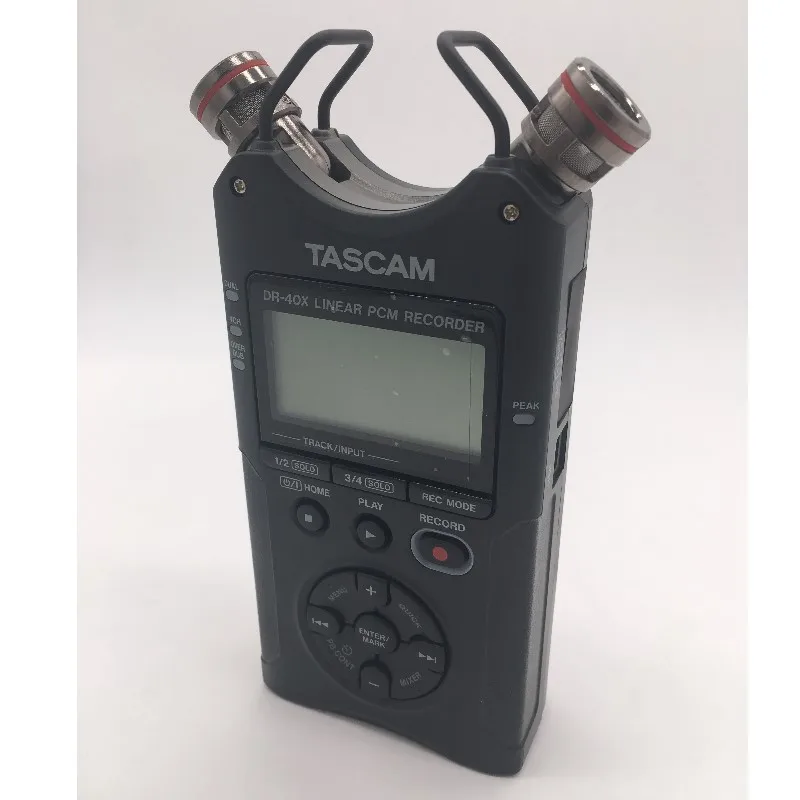 Новый TASCAM DR 40X улучшенная версия 40 ручной четырехканальный Цифровой диктофон