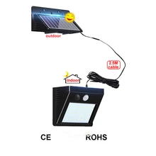 1/4pcs 30 LEDs Solar Panel Power Light PIR Motion Sensor Separable Wall Lamp Outdoor Path Yard Garden Fence Night Light New indo