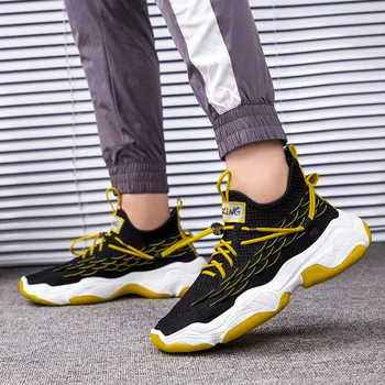 

New summer Men's Lightweight Sneakers Casual Shoes Non-Slip Shoes Dragon scale breathable men's running sports shoes