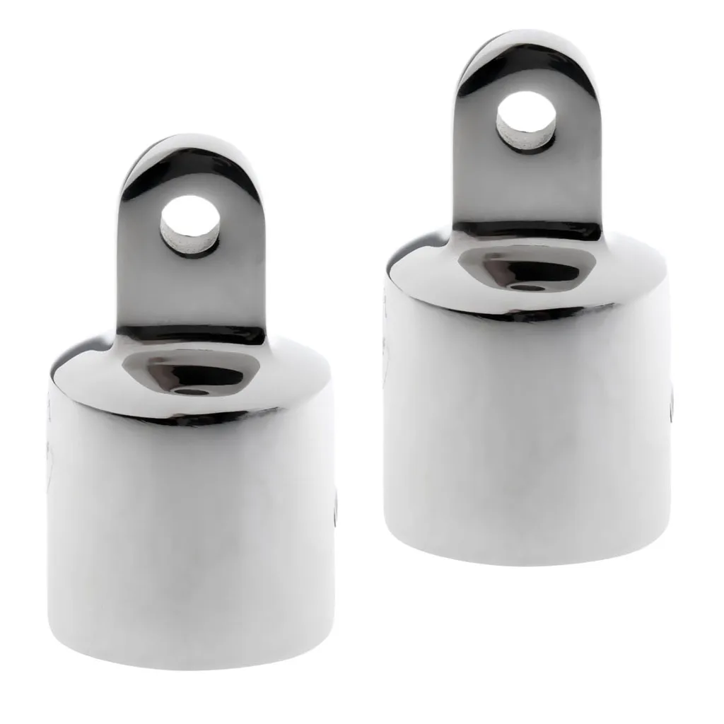 2x Boat Yacht Eye End Cap Bimini Top Fitting Heavy Duty Stainless Steel 22mm 2x Boat Yacht Eye End Cap Bimini Top Fitting Heavy Duty Stainless Steel 22mm