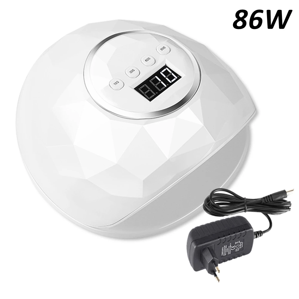 86W F6 White EU Лампы для ногтей УФ-Сушилка для ногтей лампа UVLED 48 Вт SUNONE Маникюр УФ лампа для маникюра Гель-лак сушка для ногтей Гель-лак отверждения - Цвет: 86W F6 White EU