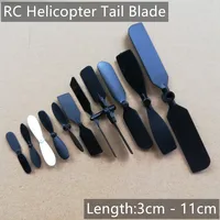 R/C Helicopter Tail Blades Rotors Props Propellers For RC Mini Model Toys Copter Spare Parts 1