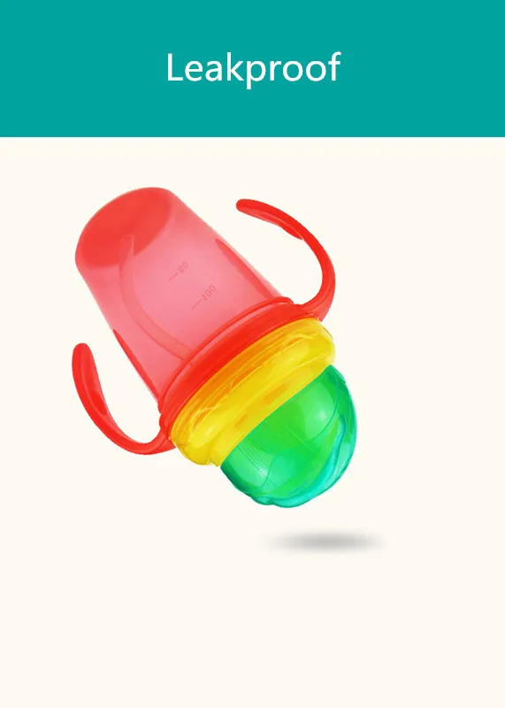 240 мл BPA бесплатно Детские Обучающие стаканчики для питья с двойной ручкой Детские стаканчики для воды бутылочки Детские стаканчики для питья