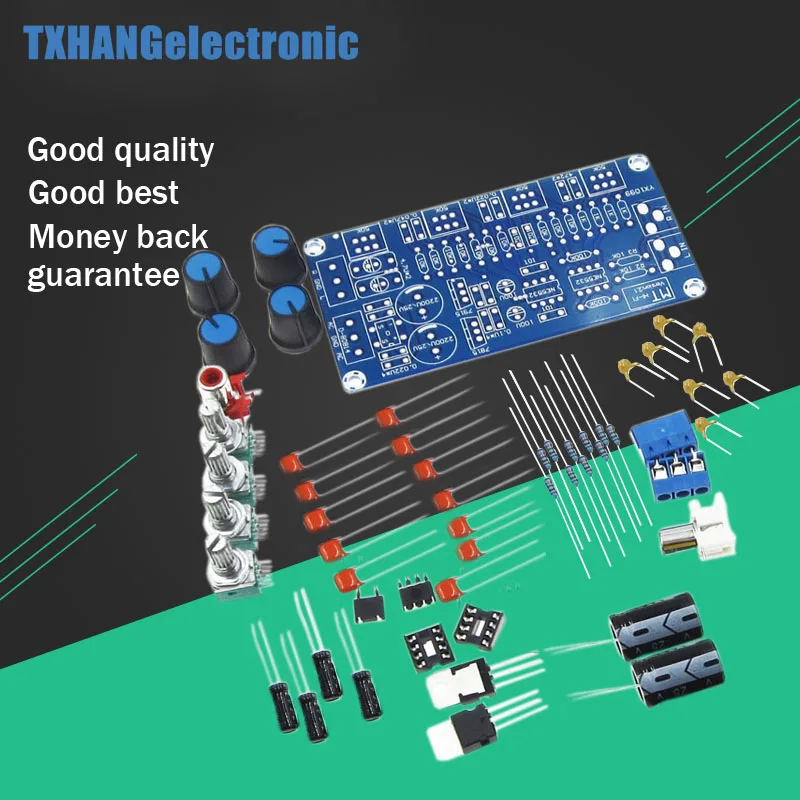 NE5532 OP-AMP HIFI Amplifier Volume Tone EQ Control Board Preamplifier DIY Kits diy electronics | Электронные компоненты и