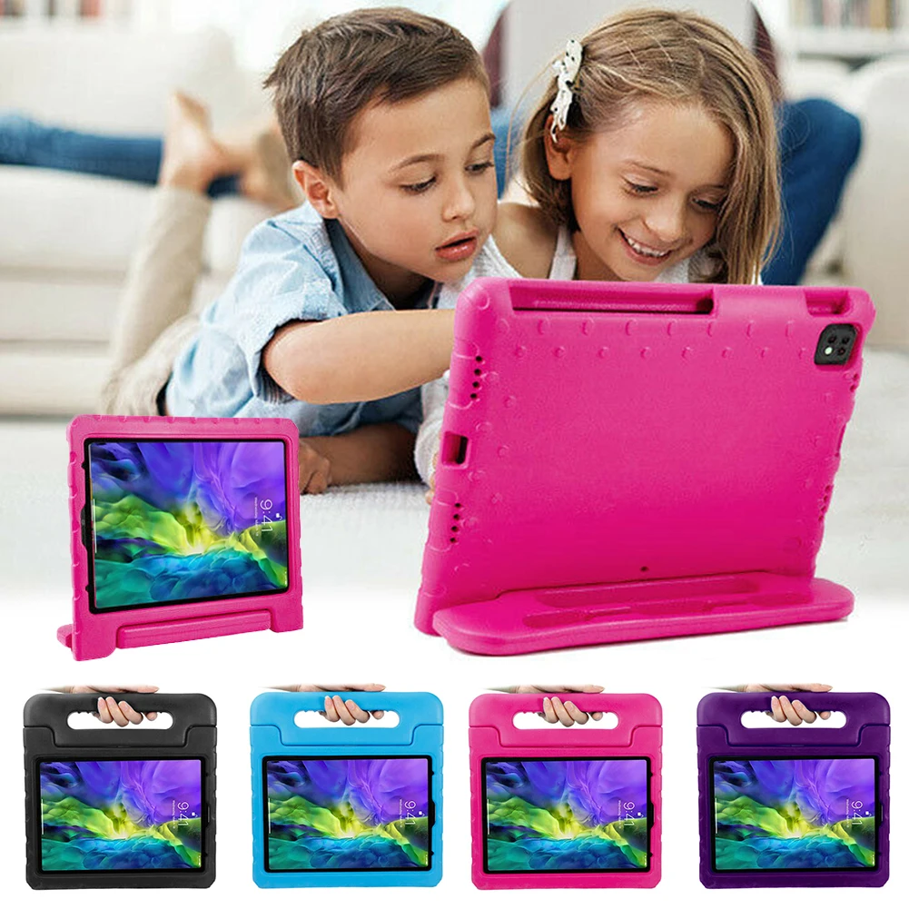 

For iPad Pro 12.9 inch 2020 Tablet Case EVA Shockproof Super Protection Cover Portable Handle Kids Protect Cover For iPad Pro 11