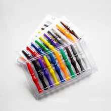 10 различных цветов/упаковка 95 мм Одноразовые цветные силиконовые фильтры для кальяна для кальян chicha аксессуары для курения