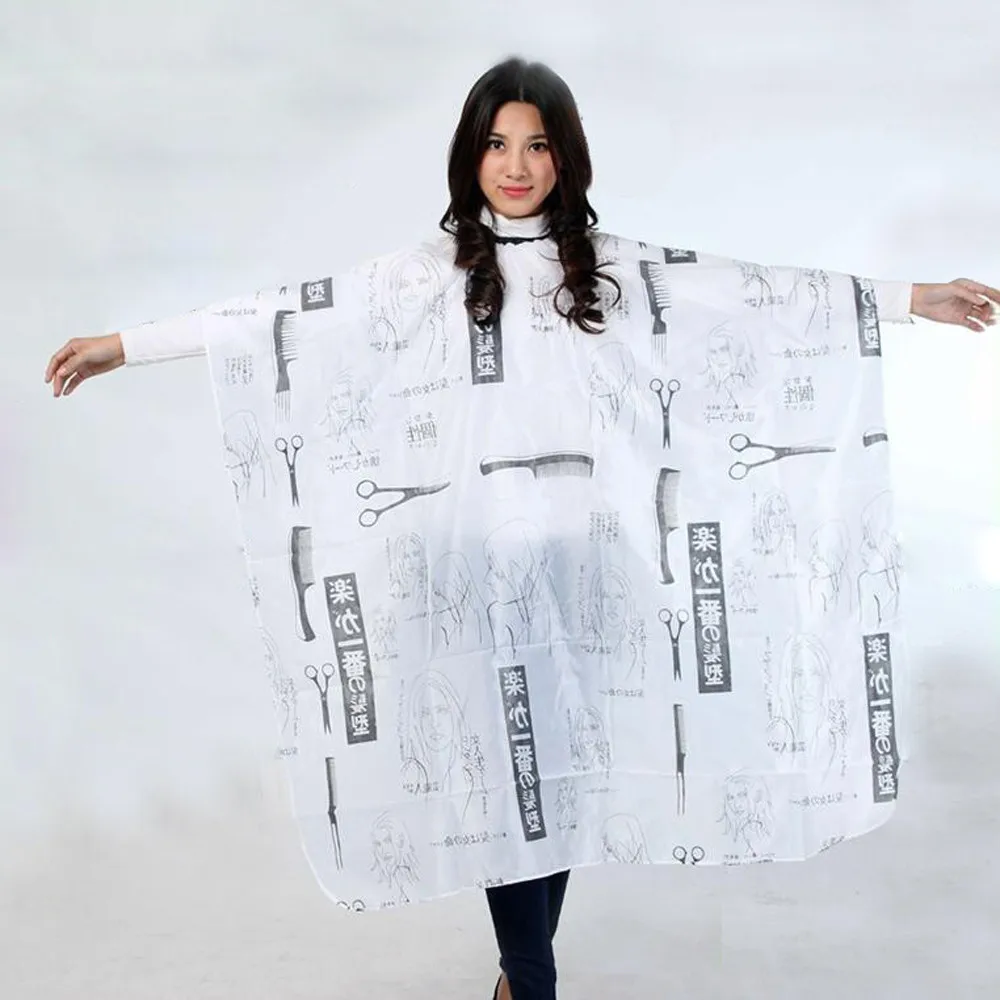 Парикмахерский салон Парикмахерская накидка для ношения на улице для стрижки, парикмахерской фартук эскиз фартук для стрижки накидка для стрижки волос фартук Dec
