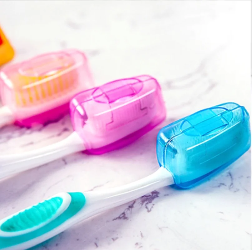 5Pcs/Set Portable Toothbrush Cover Holder Travel Hiking Camping Brush Cap Case Health Germproof Toothbrushes Protector