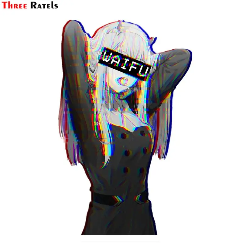 Наклейка на автомобиль Three Ratels FC439-B Japan Anime DARLING in the FRANXX Hiro ZERO TWO ICHIGO | Автомобили и