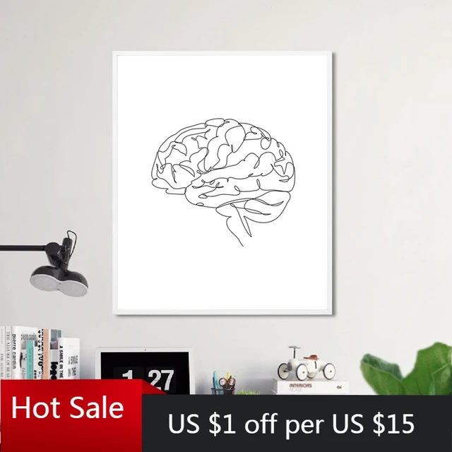 Anatomical Brain Drawing