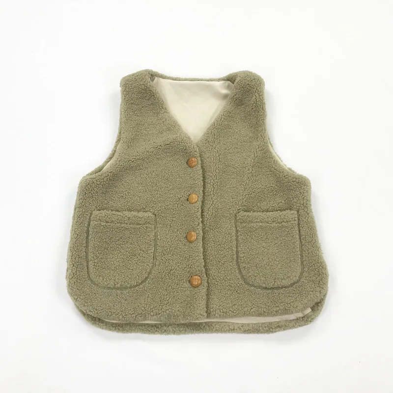 

Winter Fluffy Waistcoat for Women Vintage Plush Solid Casual Sleeveless Warm Vest Jacket Ladies Retro Cashmere Female Cardigan