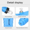 USB Power Supplys Handheld Mini Electric Grinder Nail Gelatum Removing Tool Machine Speed Adjustable Grinding Rotary Tool Kit 6
