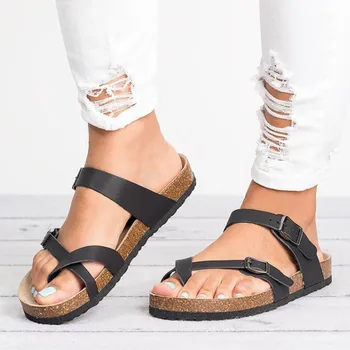 

Women Sandals Rome Style Summer Sandals For 2020 Flip Flops Plus Size 35-43 Flat Sandals Beach Summer Zapatos Mujer Casual Shoes