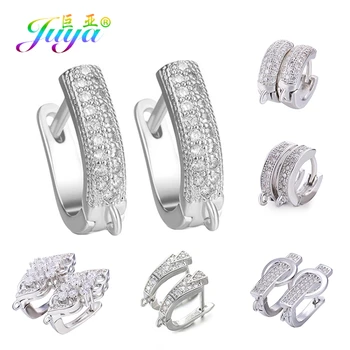 

Juya DIY Earring Accessories Supplies Gold/Silver Color Creative Earwire Bails Earring Hooks For Women Fashion Earrings Making
