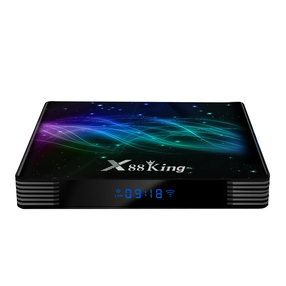 X88 KING Android 9,0 tv Box+ KING IP tv Арабский Французский Испанский взрослый IP tv m3u 4G/128G wifi 2,4G/5.G 4K BT 5,0 телеприставка