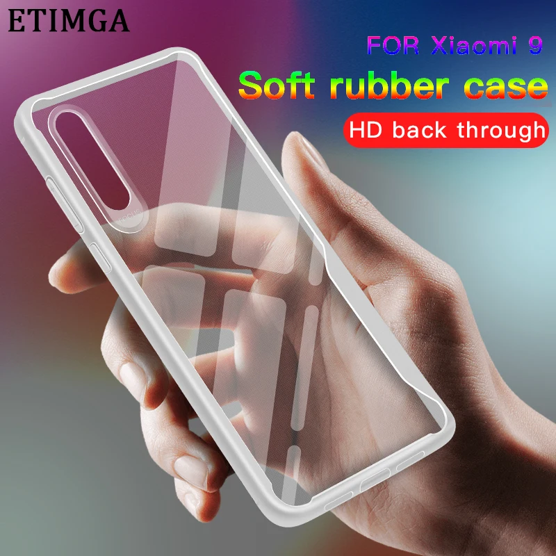 ETIMGA чехол для спортивной камеры Xiao mi 5X A1 X1 8 8X Pocphone F1 9 CC9 CC9E A3 Lite Youth чехол HD, резина, чехол на заднюю часть для Xiaomi mi 8 чехол