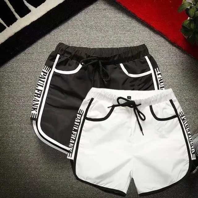 

Summer Thin Section Shorts Quick Drying Pants Men's Beach Casual Shorts Couples Simple Solid Color Sports Men 3 Pants Fashion