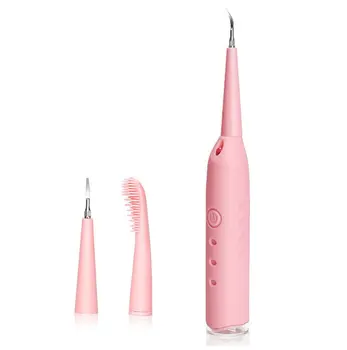 

Teeth Cleaning Device Dental Calculus Remover Dental Care Tool Electric Tooth Cleaner ( Device + sanding head + toothbrush head)