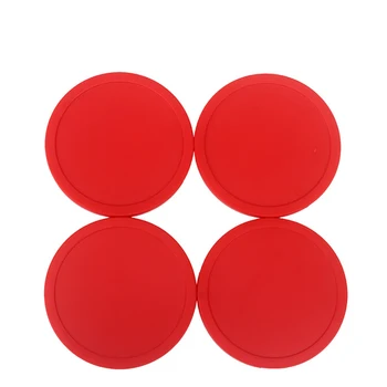 

12pcs Hockey table accessories Red 2.5\" Hockey Platform Air Hockey Pucks Kit