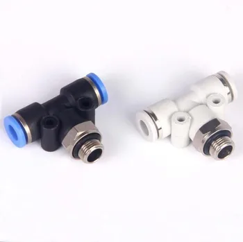 

10mm-G1/2 BSPP thread with O-ring Tee shape plastic bspp fittings