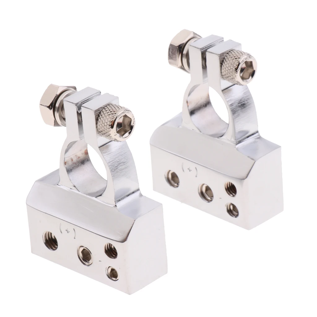 High Quality Battery Terminals Positive Clamp Connectors Car 2 4 8GA