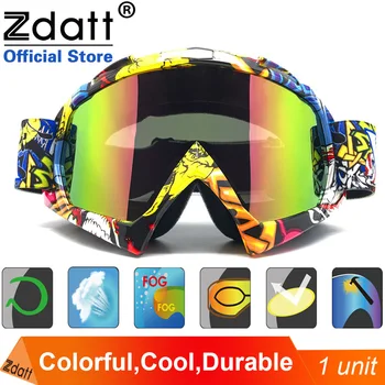 

Zdatt Motorcycle Goggles ATV Off Road Dirt Bike DustProof Gafas Racing Glasses Motocross Anti Wind Eyewear Ski MX Goggles