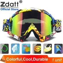 Zdatt Motorcycle Goggles ATV Off Road Dirt Bike DustProof Gafas Racing Glasses  Motocross Anti Wind Eyewear Ski MX