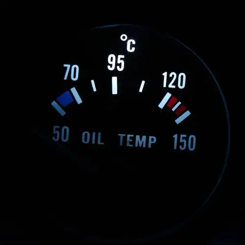 Датчик температуры масла Pressione Olio Indicatore Contagiri Misuratore di Temperatura 12 В DC 52 миллиметра для Авто Мото