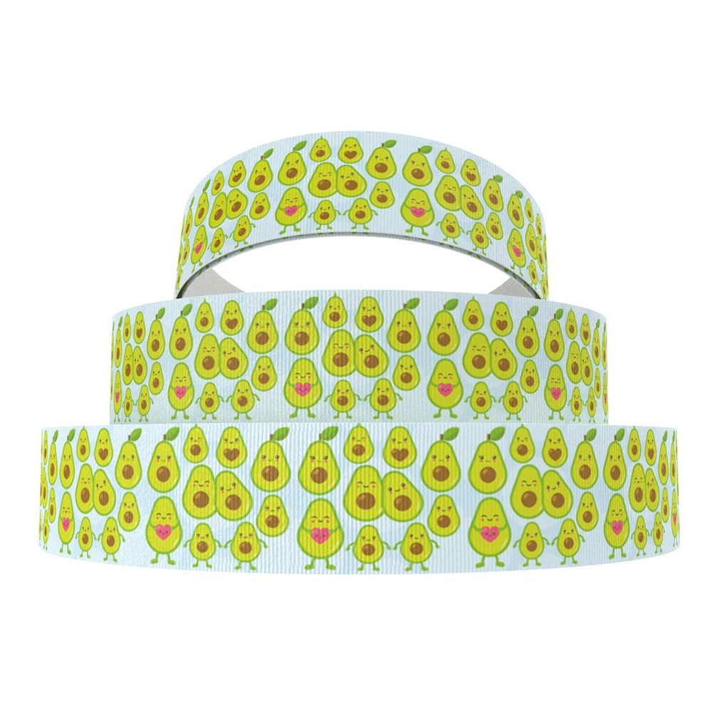 David accessories 1 &quot(25 мм) градиентная Радужная печатная полиэфирная корсажная лента 5